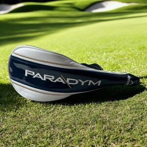 CALLAWAY Paradym Fairway Wood Golf Club Head‎ Cover Headcover White Blue